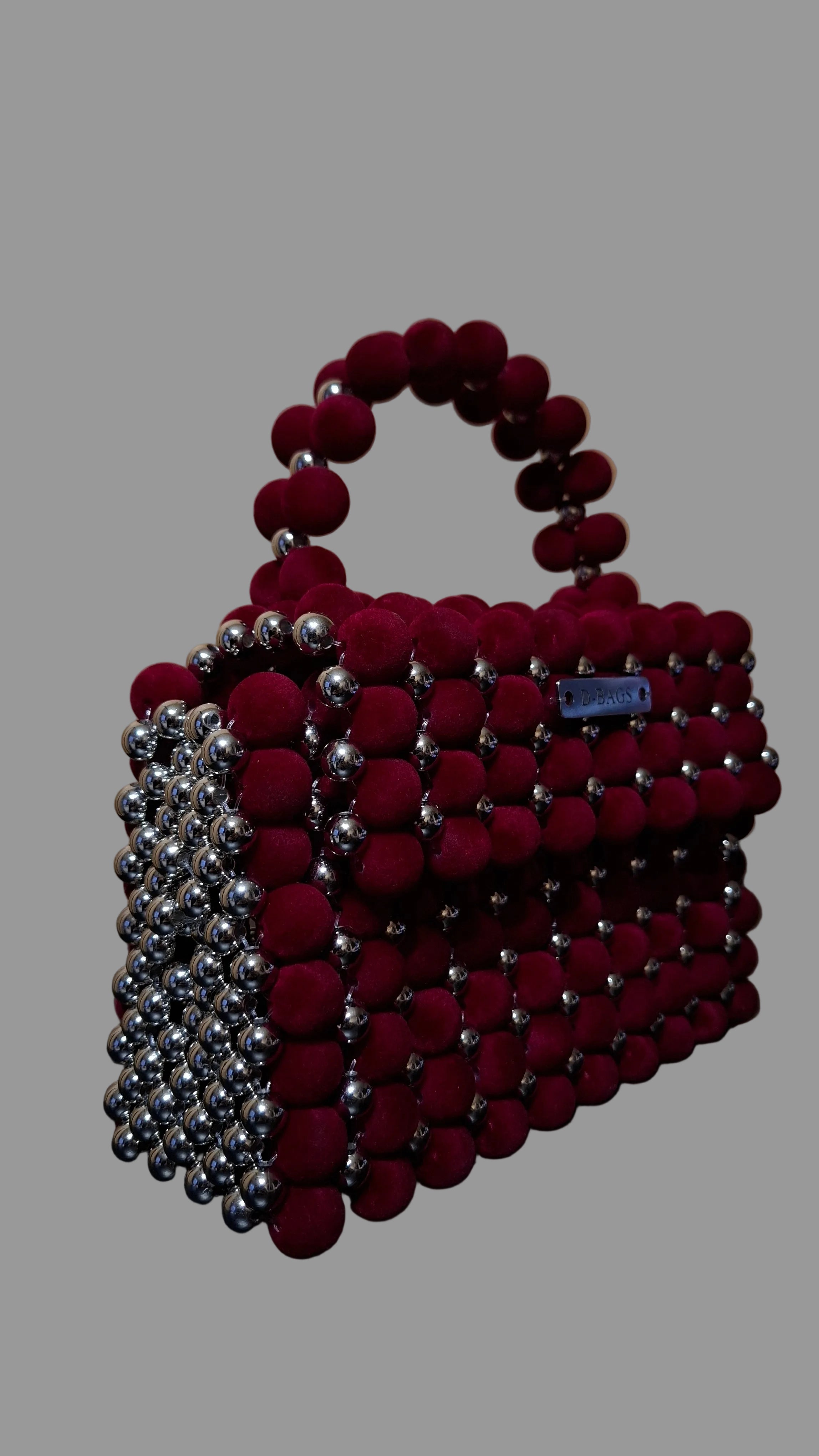 Red Velvet Luxe - Gyöngytáska